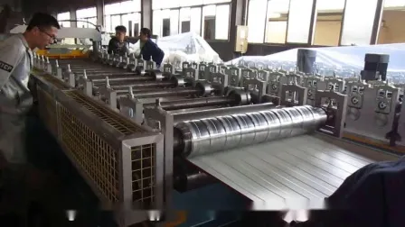 High Speed Color Metal Sheet Cold Roll Forming Line