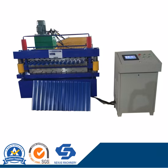 Hc17 Automatic Color Steel Wall Panel Roof Tile Cold Roll Forming Machinery Production Line